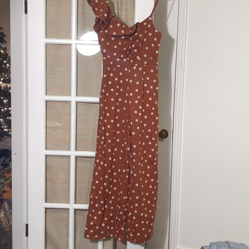 ANTHROPOLOGIE maeve jumpsuit - size 8 - Picture 4 of 8